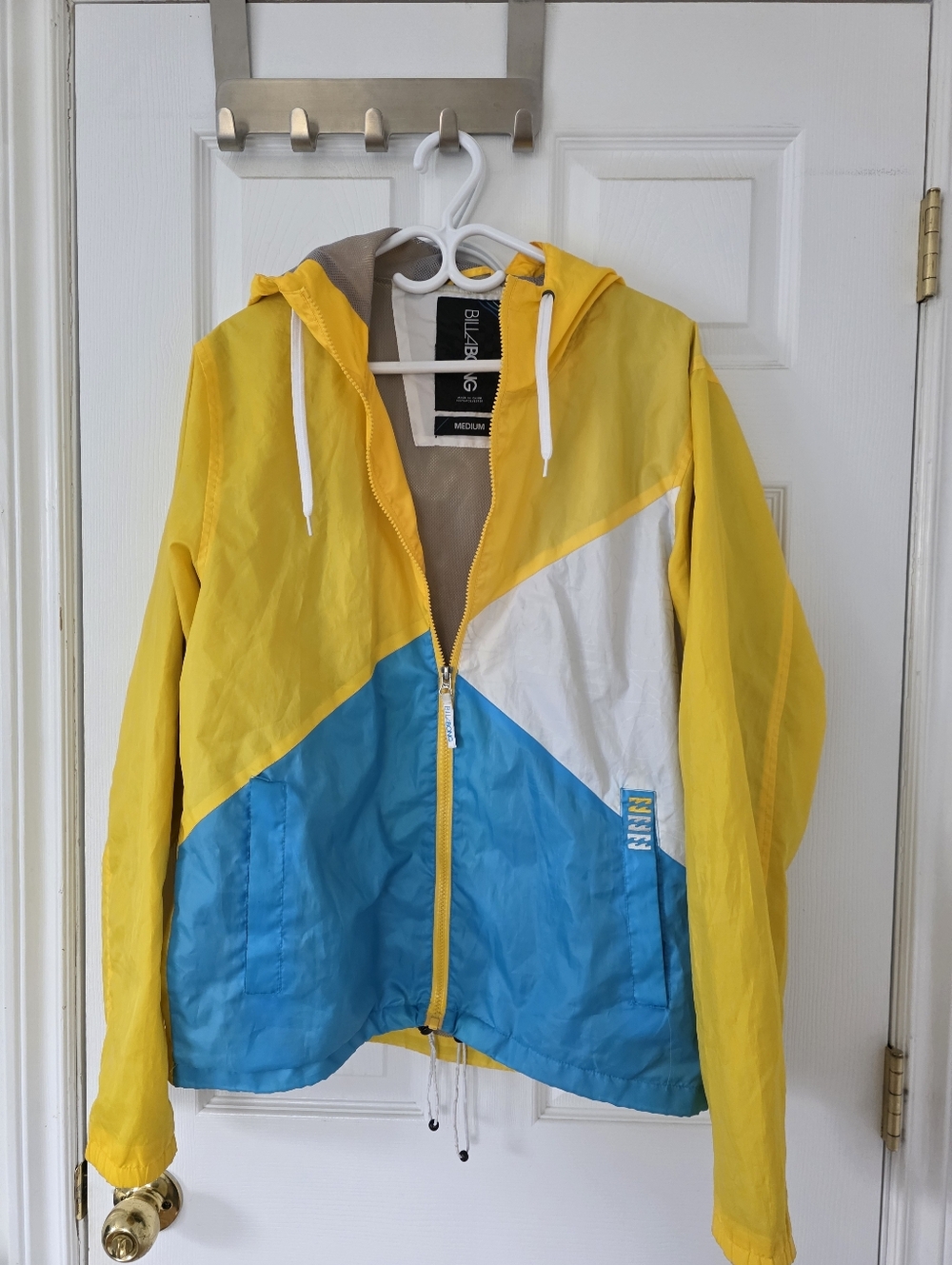 Billabong Colorblock Rain Jacket | SZ Medium